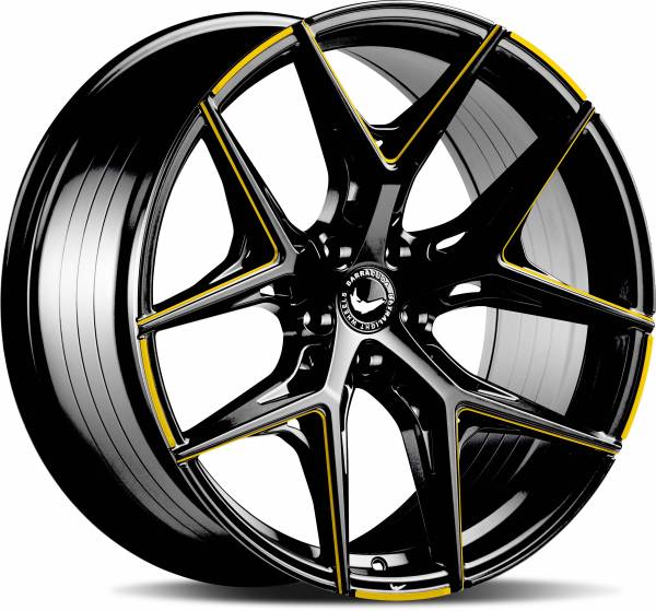BARRACUDA RAZZER 9.5x21 / 5x114.3 / YELLOWGOLD FLASHCOLOR