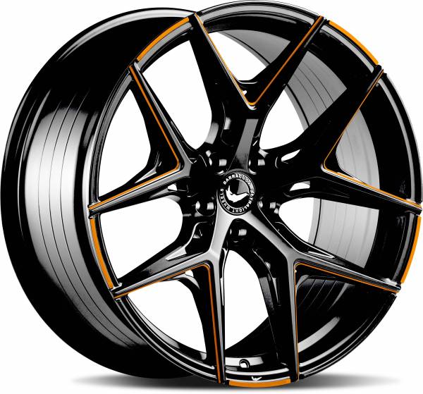 BARRACUDA RAZZER 9.5x22 / 5x114.3 / ORANGE FLASHCOLOR