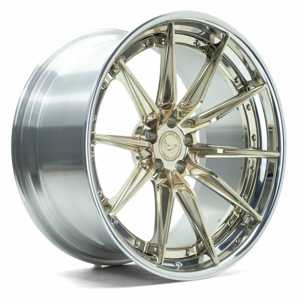 BARRACUDA G-FORGED 03 11.5 X 21 5X112 66.5 Polished-Champagne